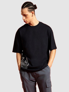 Baggy black t shirt hot sale
