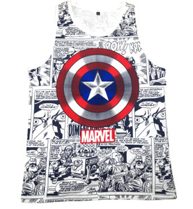 Captain america sleeveless t shirt sale