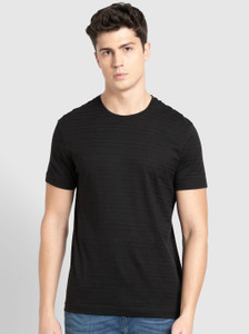 Jockey plain black t shirt cheap