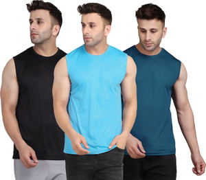 Sleeveless t shirts deals flipkart