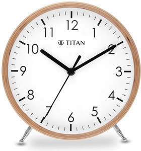 Titan Analog Brown Clock Price in India Buy Titan Analog Brown Clock online at Flipkart