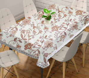 JM Homefurnishings Self Design 6 Seater Table Cover Buy JM