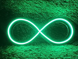 AS GLOWSIGNS Infinity Green Neon LED Lights Size 6 X 14 inch Night Lamp Price in India Buy AS GLOWSIGNS Infinity Green Neon LED Lights Size 6 X 14 inch Night
