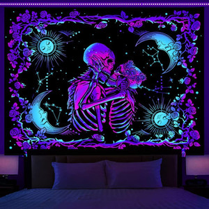 Uv reactive tapestry shop