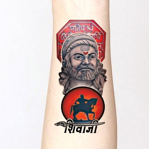 50 off for Chhatrapati Shivaji Maharaj tattoo  YouTube