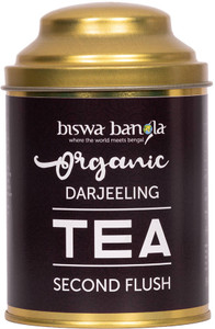 Organic Second Flush Darjeeling Tea from Makaibari garden Black Tea Tin