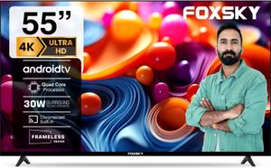 Foxsky 139 cm (55 inch) Ultra HD (4K) LED Smart Android TV