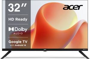 Acer G plus Series 80.01 cm (32 inch) HD Ready LED Smart Google TV with (black) 2024 Model