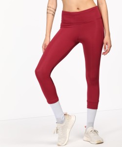 NIKE Solid Women Red Tights - Buy NIKE Solid Women Red Tights Online at  Best Prices in India