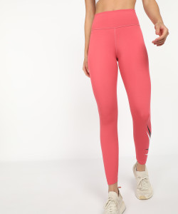 NIKE Solid Women Red Tights Buy NIKE Solid Women Red Tights