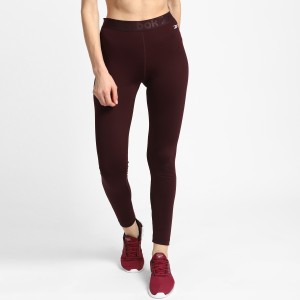 Reebok hot sale burgundy leggings