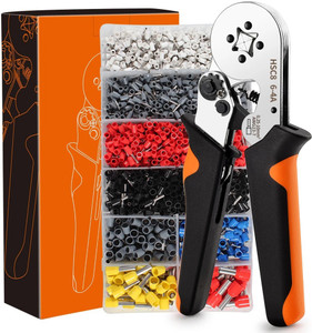 HASTHIP Ferrule Crimping Tool Kit Self Adjusting Square Wire