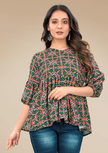 Short tops for jeans flipkart sales