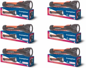 Crompton Pack of 06 Power Ray Rakshak Pro Torch Price in India - Buy  Crompton Pack of 06 Power Ray Rakshak Pro Torch online at
