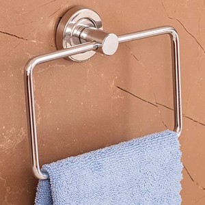 FORTUNE Stainless Steel Towel Ring/Napking Ring - Bathroom Towel Holder -  Towel Hanger with Chrome Finish Silver Towel Holder Price in India - Buy