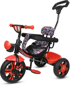 TOYSHOPPEE 12 60 Months Kids Tricycle with Cushion Soft Seat Storage Basket Parental Handle Best Kids N 1 Tricycle Baby Boys Baby Girls Tricycle Price in India Buy TOYSHOPPEE 12 60 Months Kids Tricycl...