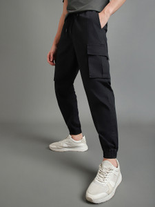 Buy BEWAKOOF Solid Men Black Track Pants Online at Best Prices