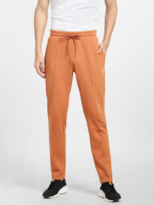 JACK JONES Solid Men Brown Track Pants Buy JACK JONES Solid