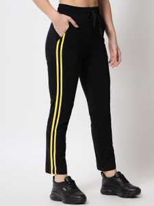 Q Rious Striped Women Black Yellow Track Pants Buy Q Rious Striped Women Black Yellow Track Pants Online at Best Prices in India Flipkart