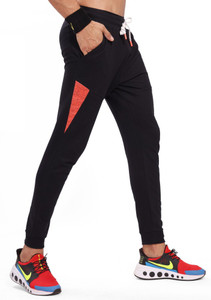 STAG & ZOE Printed Men Black Track Pants - Buy STAG & ZOE Printed  