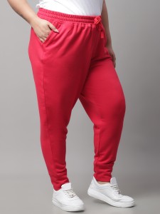 Buy online Red Cotton Blend Track Pants from bottom wear for Women by A&k  for ₹1099 at 58% off