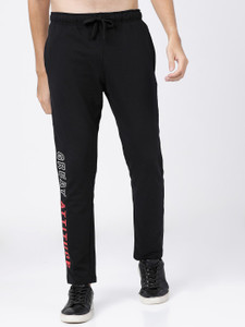 HIGHLANDER Solid Men Black Track Pants Buy HIGHLANDER Solid Men