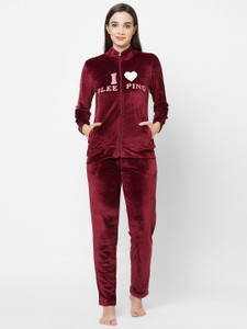 Sweet dreams night suit velvet store
