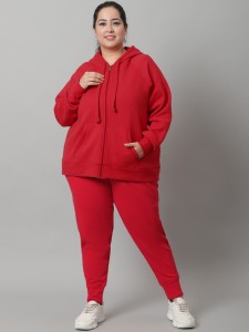 A&k Solid Women Track Suit