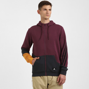 Mens burgundy adidas jacket hotsell