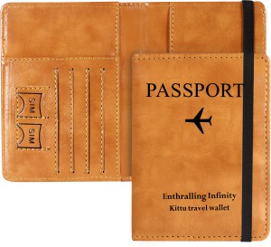 kittu Executive Secure RFID Passport Wallet & PU Leather Document Holder  KE2 Edition Grey - Price in India