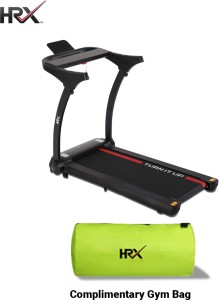 HRX Jogger Pro For Home Gym Max Weight 110Kg Fitness Exercise Equipment for Cardio Treadmill