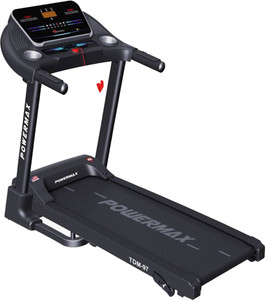 Buy Powermax Fitness TDM 97 4HP Peak Pre set Workout Programs Heart Rate Sensor Foldable Home Use Treadmill Online at Best Prices in India Sports Fitness Flipkart