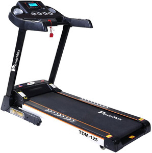 Buy Powermax Fitness TDM 125 2.0HP Motorized Treadmill with Android iOS App and Semi Auto Lubricating Treadmill Online at Best Prices in India Sports Fitness Flipkart