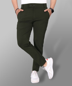 Green sales trousers mens