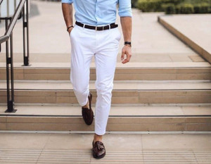 White pant matching top