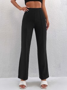 Stylefabs Regular Fit Women Black Trousers - Buy Stylefabs Regular