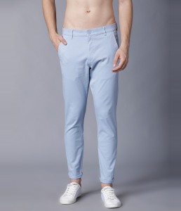 HIGHLANDER Slim Fit Men Light Blue Trousers  Buy ICE BLUE HIGHLANDER Slim  Fit Men Light Blue Trousers Online at Best Prices in India  Flipkartcom