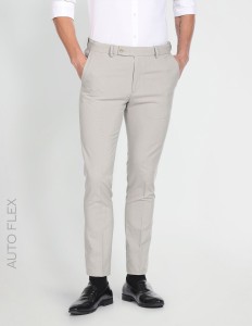 Arrow Mens Regular Fit Casual Pants 8905201544228Grey30  Amazonin  Fashion