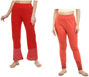 Buy Multicolored Trousers & Pants for Girls by INDIWEAVES Online