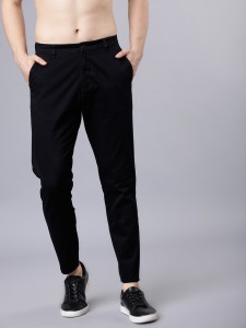 Buy Mens Bangalore Black Power Stretch Pants Online In India