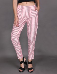 Buy White Striped Pants Online  W for Woman