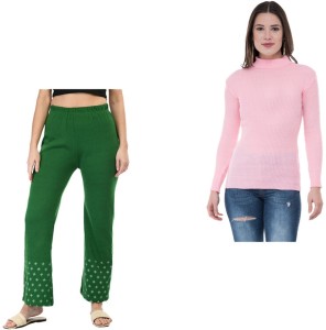 IndiWeaves Regular Fit Women Multicolor Trousers - Buy IndiWeaves Regular  Fit Women Multicolor Trousers Online at Best Prices in India