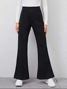 Buy Black Trousers & Pants for Women by Broadstar Online