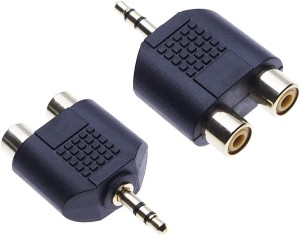 Tobo TV-out Cable 3.5mm Male to RCA Female Jack Stereo Audio Y Cable  Adapter(2 Pack) AUX TD-911CC - Tobo 