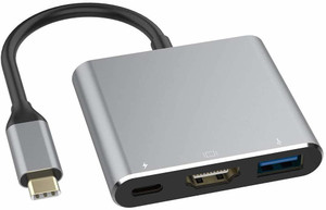 Tobo HDMI Adapter 0.05 m TYPE C TO HDMI 3 IN 1 ADAPTER Usb C 3.0