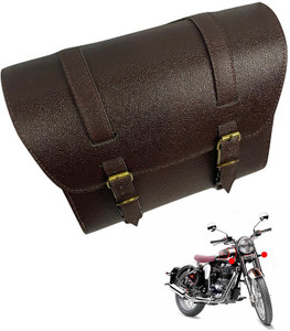 Dhe Best Bike Saddle Bag Golden Buckle for Royal Enfield Classic 350 Saddle Bag Brown Leather Motorbike Saddlebag Price in India Buy Dhe Best Bike Saddle Bag Golden Buckle for Royal Enfield Classic 35...