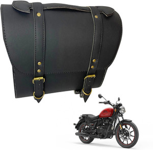 Dhe Best Bike Saddle Bag Waterproof Golden Buckle for Royal Enfield meteor 350 Saddle Bag Black Leather Motorbike Saddlebag Price in India Buy Dhe Best Bike Saddle Bag Waterproof Golden Buckle for Roy...
