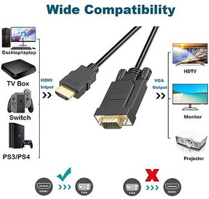 Hdtv to vga 2025 adapter