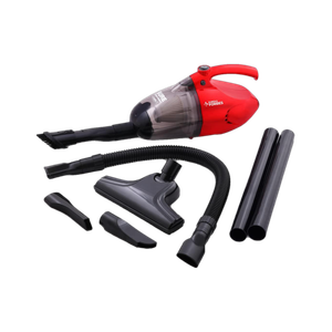 Forbes Compact with 700 Watts Powerful Suction & Blower, Hand-held Vacuum Cleaner Vacuum Cleaner with Washable HEPA Filter & 6 Accessories,Compact,1 Year Warranty,Light Weight & Easy to use (Red & Black) with Anti-Bacterial Cleaning