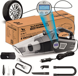 Car vacuum best sale tire inflator